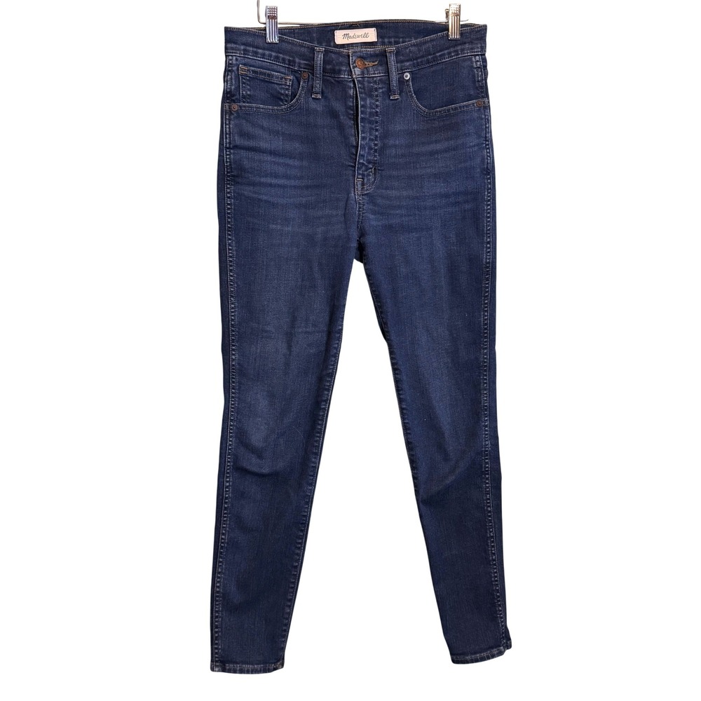 Madewell Womens Casual 10" High Rise Classic Skinny Denim‎ Jeans Blue Size 27